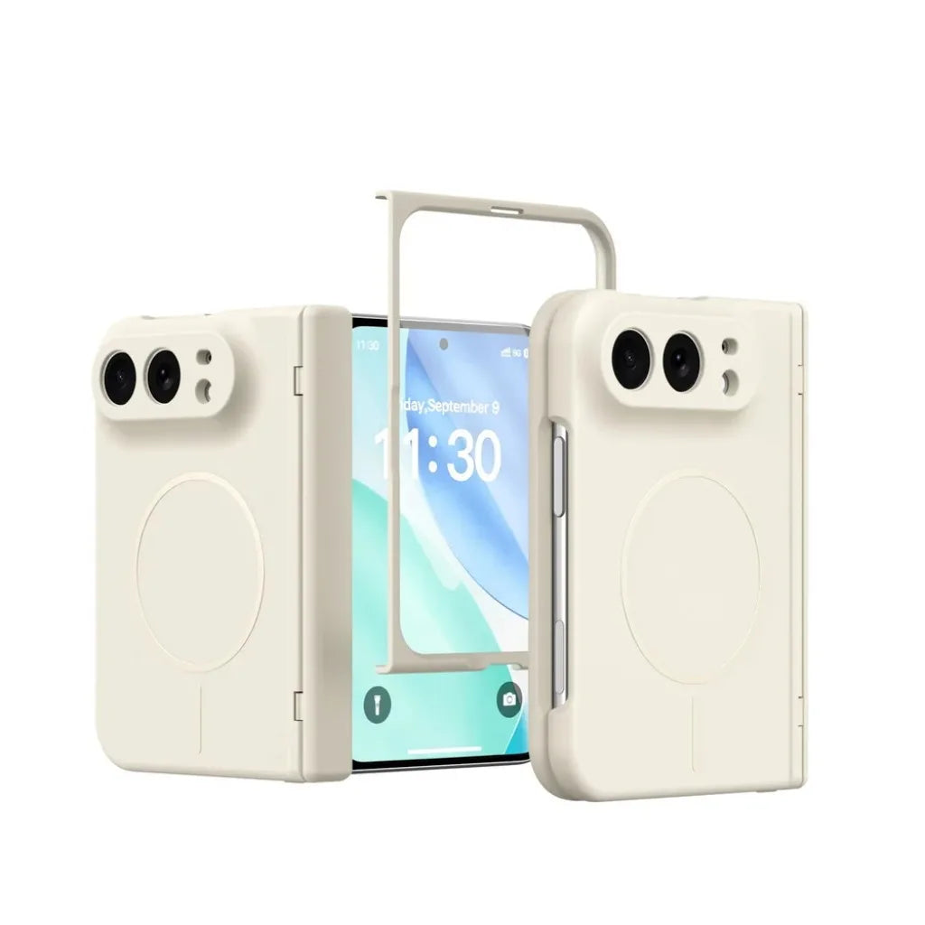 MagSafe Fold Case with Tempered Glass Screen Protection for iPhone Duo