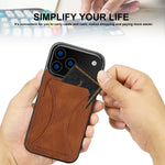 Premium Leather Wallet Case with Stand Function for iPhone 17 Series