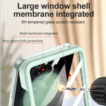 Liquid PC Protective Case with Glass Screen for Samsung Galaxy Z Flip 7