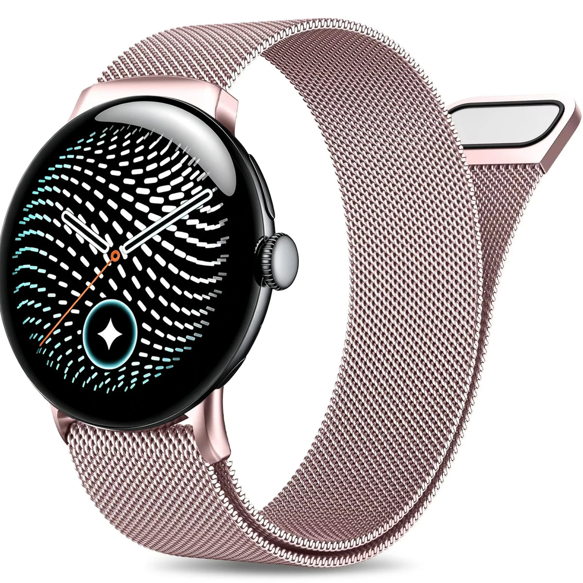 Milanese Mesh Watch Band with Magnetic Clasp Adjustment for Google Pixel Watch 5