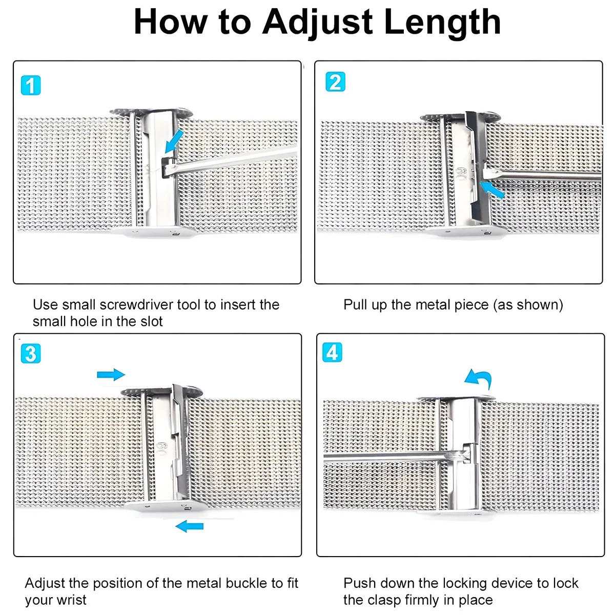 Milanese Stainless Steel Strap for Samsung Galaxy Watch Ultra and Samsung Galaxy Watch Ultra (2025)