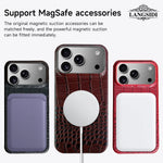 Natural Cowhide Leather MagSafe Case for iPhone 17 Series