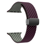 Carbon Fiber Pattern Magnetic Strap for Apple Watch