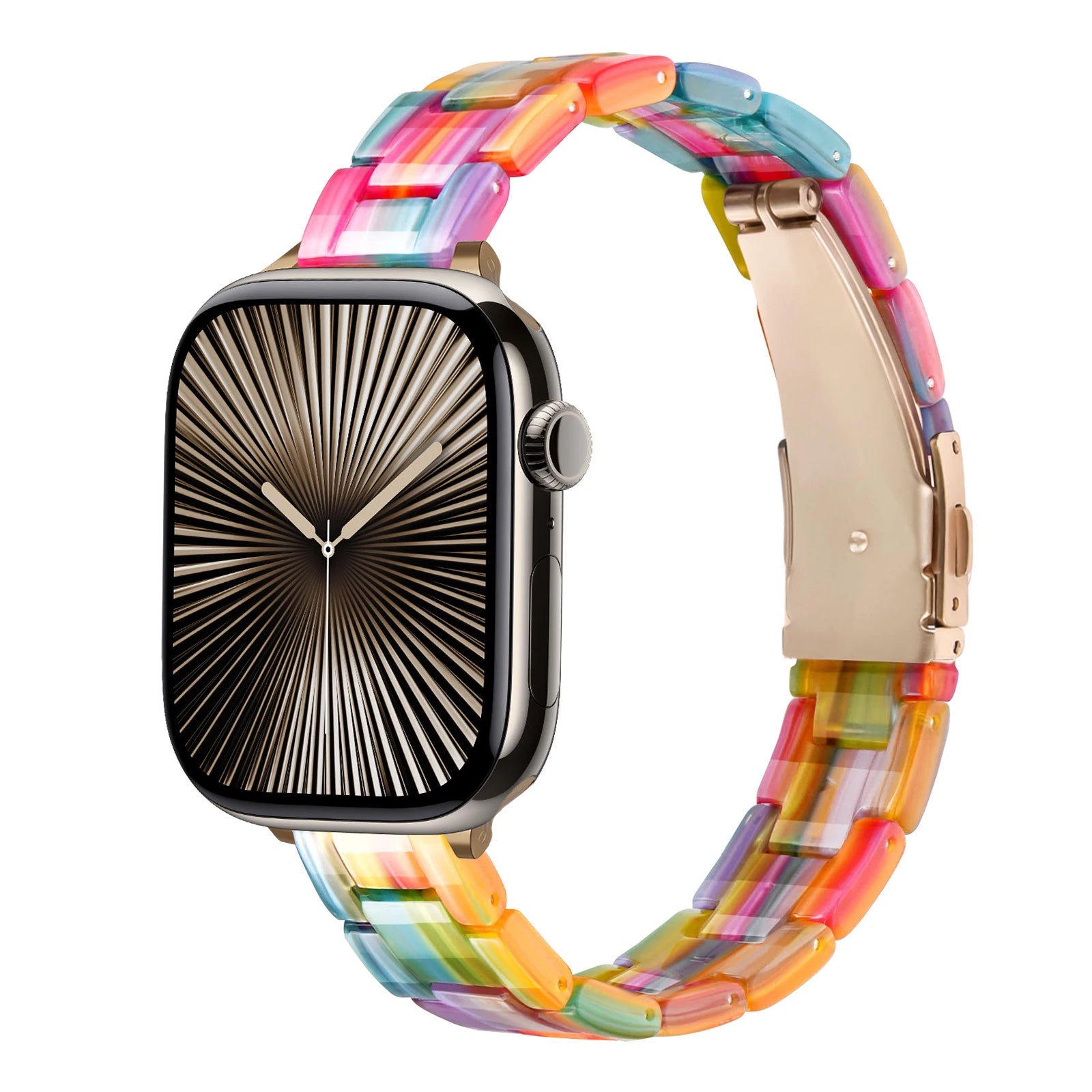 Stylish Slim Resin Watchband for Apple Watch