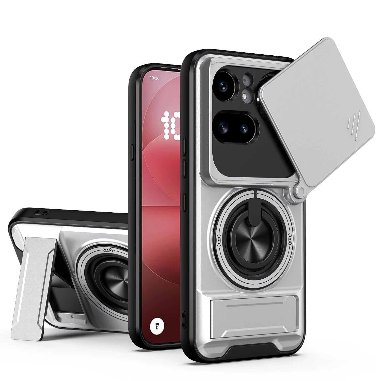 Nothing Phone 4a Pro Hard Shell Magnetic Case with Lens Slide Cover