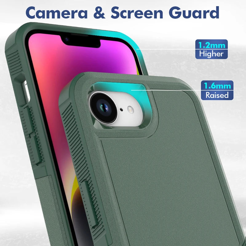 360° Shockproof Armor Case for iPhone 16e