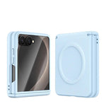 Luxury Magnetic Vegan Leather Case with Screen Protector for Samsung Galaxy Z Flip 8