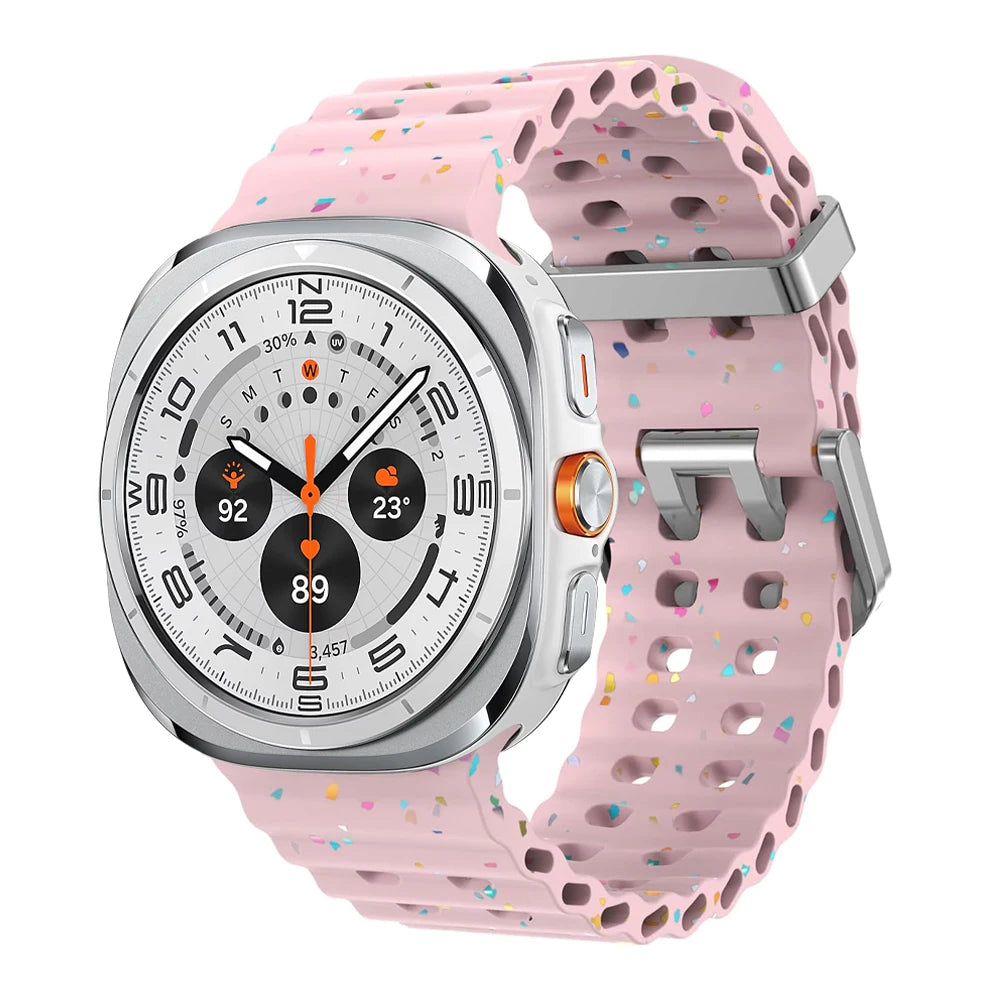 Quick-Release Water-Resistant Sport Watch Bands for Samsung Galaxy Watch Ultra