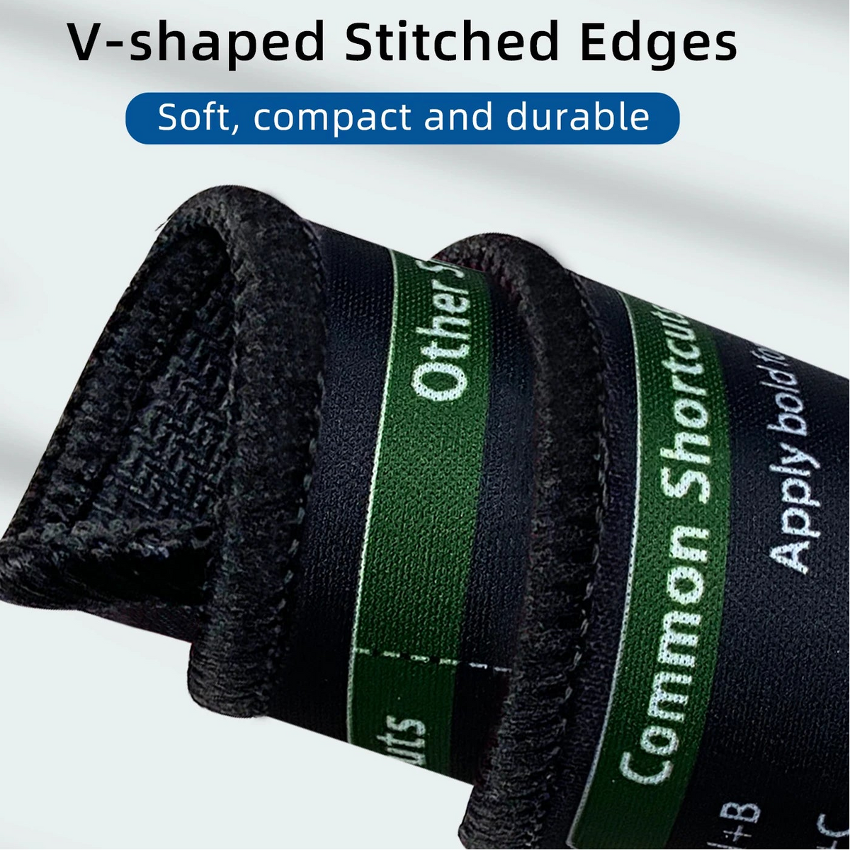 Excel Shortcuts Reference Mouse Pad With Stitched Edge