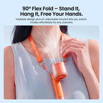 Vention Foldable Handheld Fan with LED Display and Lanyard