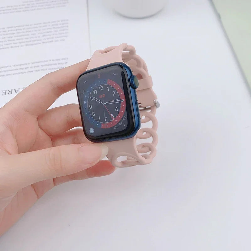 Sport Silicone Woven Loop Strap for Apple Watch