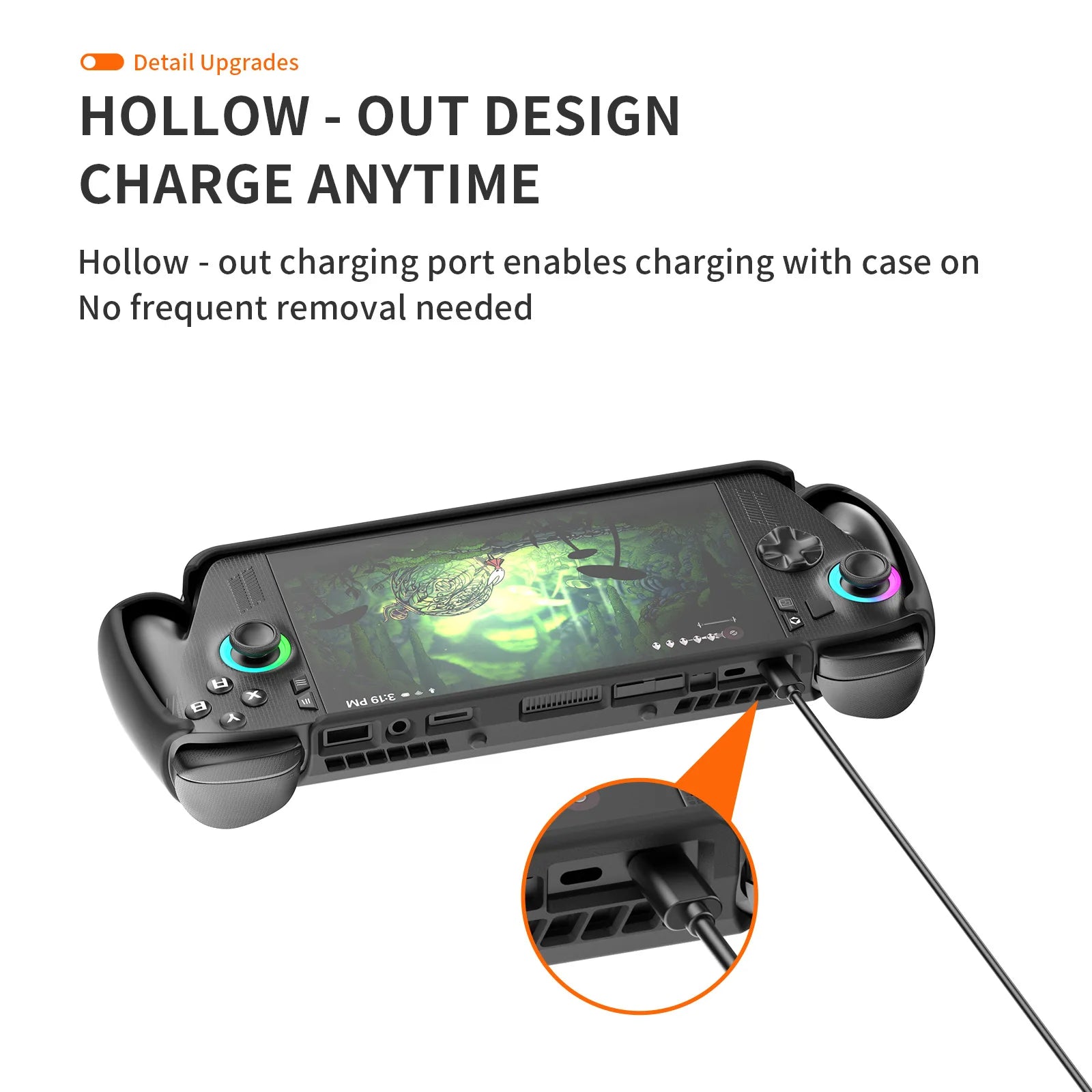 ASUS ROG Xbox Ally/Ally X Ergonomic TPU Protective Case with Kickstand