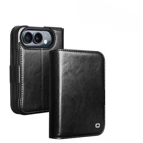 Leather Magnetic Flip Case with Built-In Kickstand for iPhone Duo
