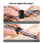 Adjustable Braided Solo Loop Magnetic Bracelet Sport Replacement Strap for Xiaomi Redmi Watch 4