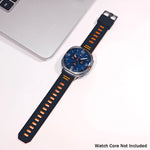 Two-Tone Perforated Silicone Sport Strap for Samsung Galaxy Watch 9