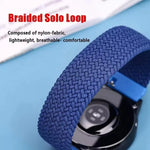 Elastic Braided Solo Loop Band for Samsung Galaxy Watch 8 & Galaxy Watch 8 Classic