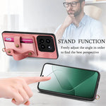 Wristband Leather Wallet Case with Card Slot and Strap Pocket Bag for Xiaomi Redmi Note 13 Series