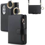 Leather Crossbody Wallet Case with Adjustable Strap for Samsung Galaxy Z Fold 8