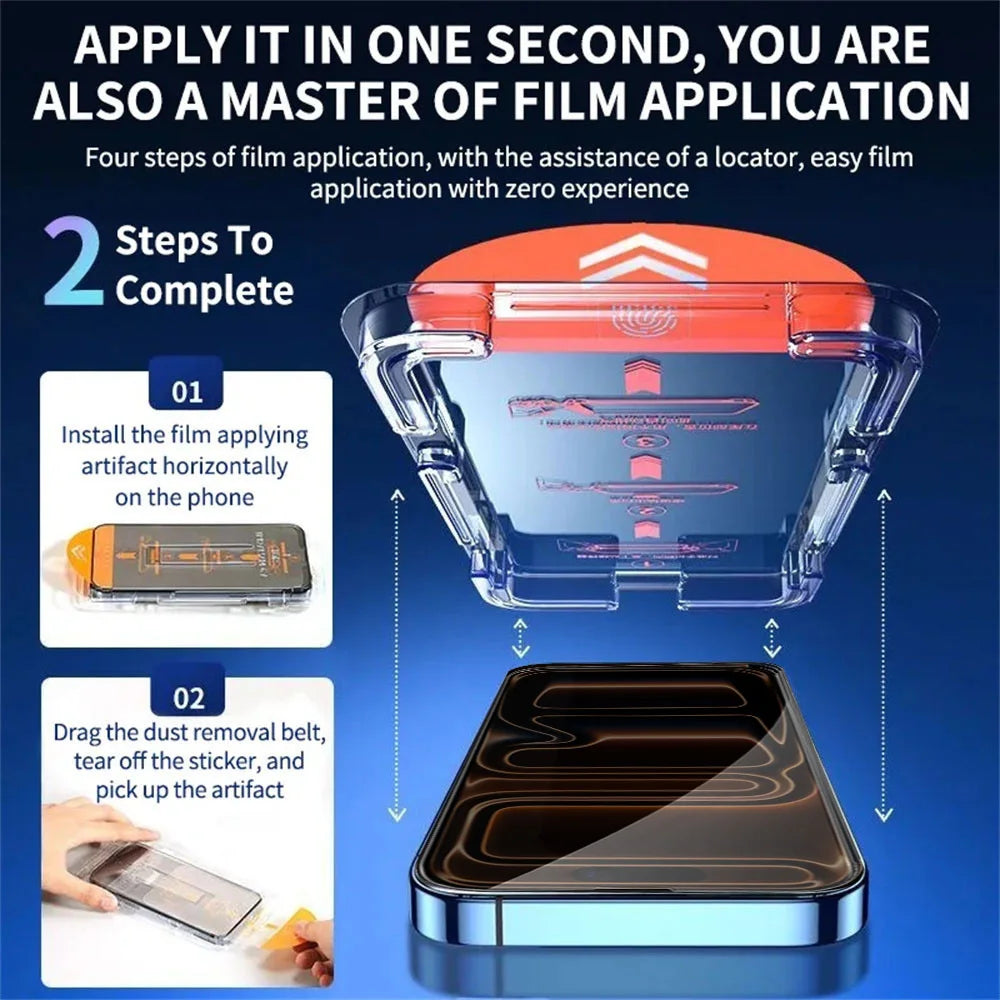 3-Pack Privacy Glass Screen Protector for iPhone 17 Series