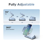 UGREEN MagFlow Qi2 25W 3-in-1 Magnetic Wireless Charger Stand