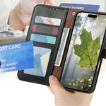 Google Pixel 9 Series Luxury Leather Wallet Case