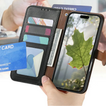 Google Pixel 10 Series Luxury Leather Crossbody Wallet Case (Long Strap)