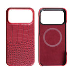 Natural Cowhide Leather MagSafe Case for iPhone 17 Series
