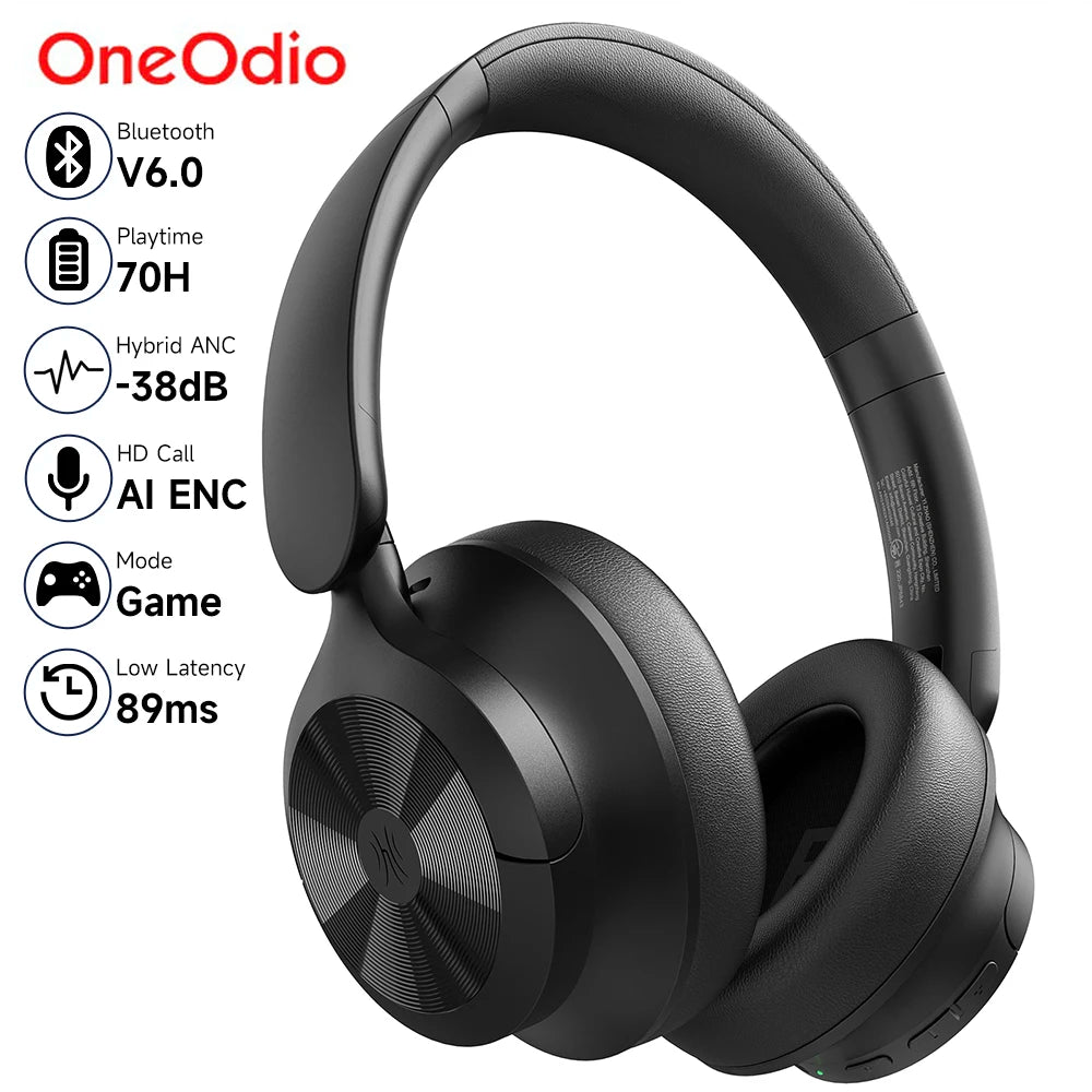 OneOdio A1 Pro Bluetooth 6.0 Noise Canceling Headset