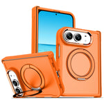 Shockproof MagSafe Case with 360° Rotating Ring Stand for iPhone Duo