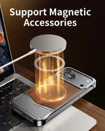 Wood Texture Phone Case with Metal Frame for iPhone 17 Pro & Pro Max