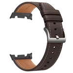 Leather Quick-Release Watch Strap with Pin Buckle Adjustment for Samsung Galaxy Watch 8 & Galaxy Watch 8 Classic