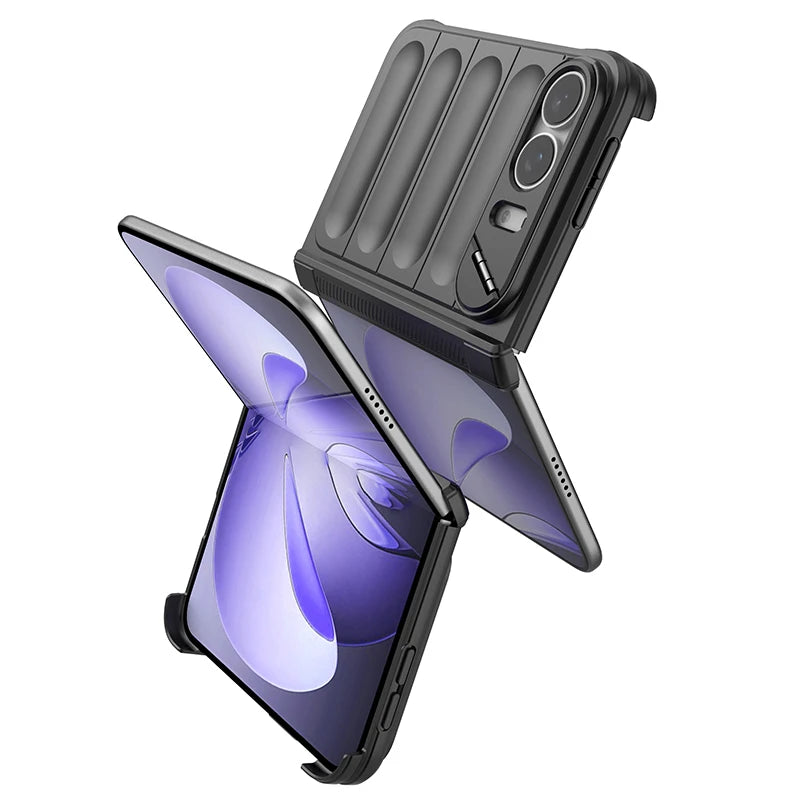 Shockproof Silcone Case with Hidden Kickstand for iPhone Duo
