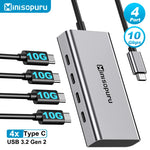 Minisopuru 4-Port USB 3.2 Gen1 Hub