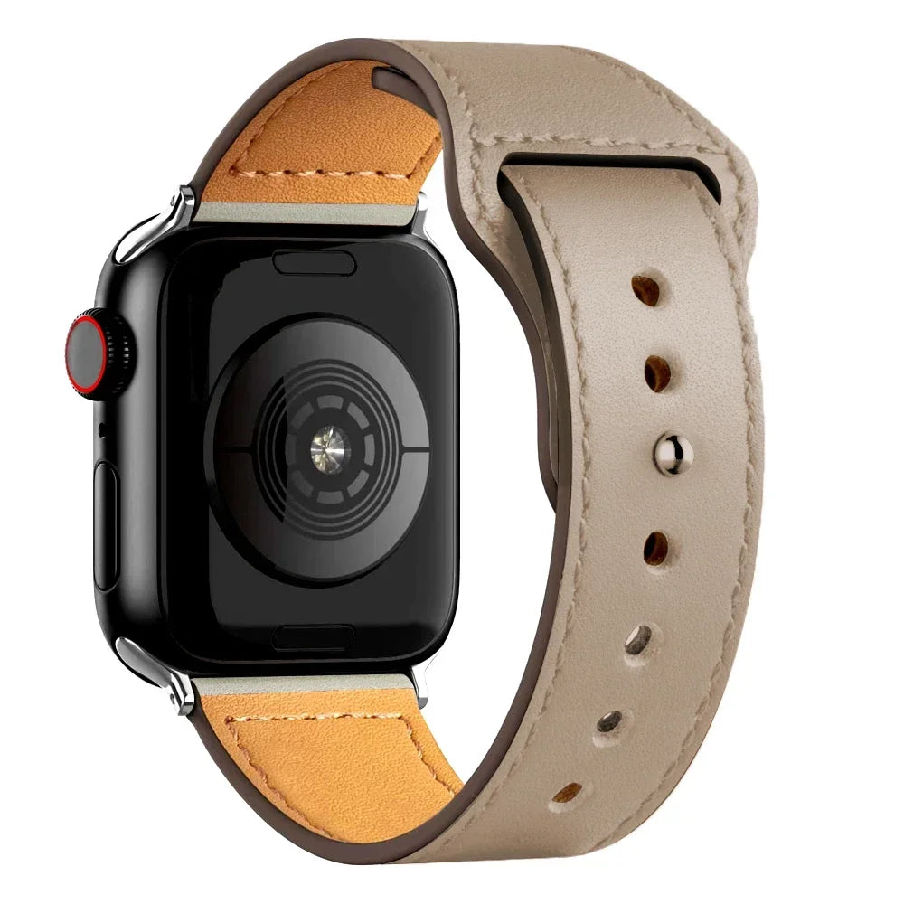 Luxury Genuine Leather Strap for Apple Watch