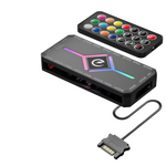 Power Train Z-H8 V2 ARGB & PWM Fan Hub Splitter with Remote Control