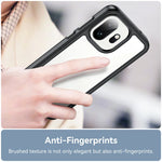 Transparent Shockproof Hard PC Case with Soft TPU Border for OnePlus 15T