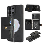 Luxury 2-in-1 Magnetic Leather Wallet Case for Samsung Galaxy S24 Series