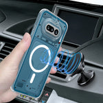 Transparent Shockproof PC+TPU Case with Magnetic Ring for Nothing Phone (4a)