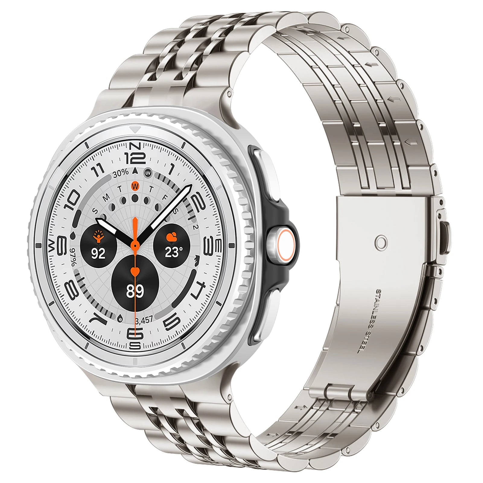 Stainless Steel Metal Link Bracelet for Samsung Galaxy Watch 8 / Galaxy Watch 8 Classic