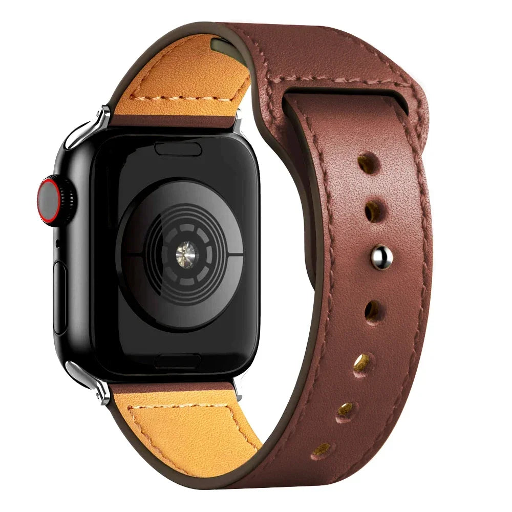 Luxury Genuine Leather Strap for Apple Watch