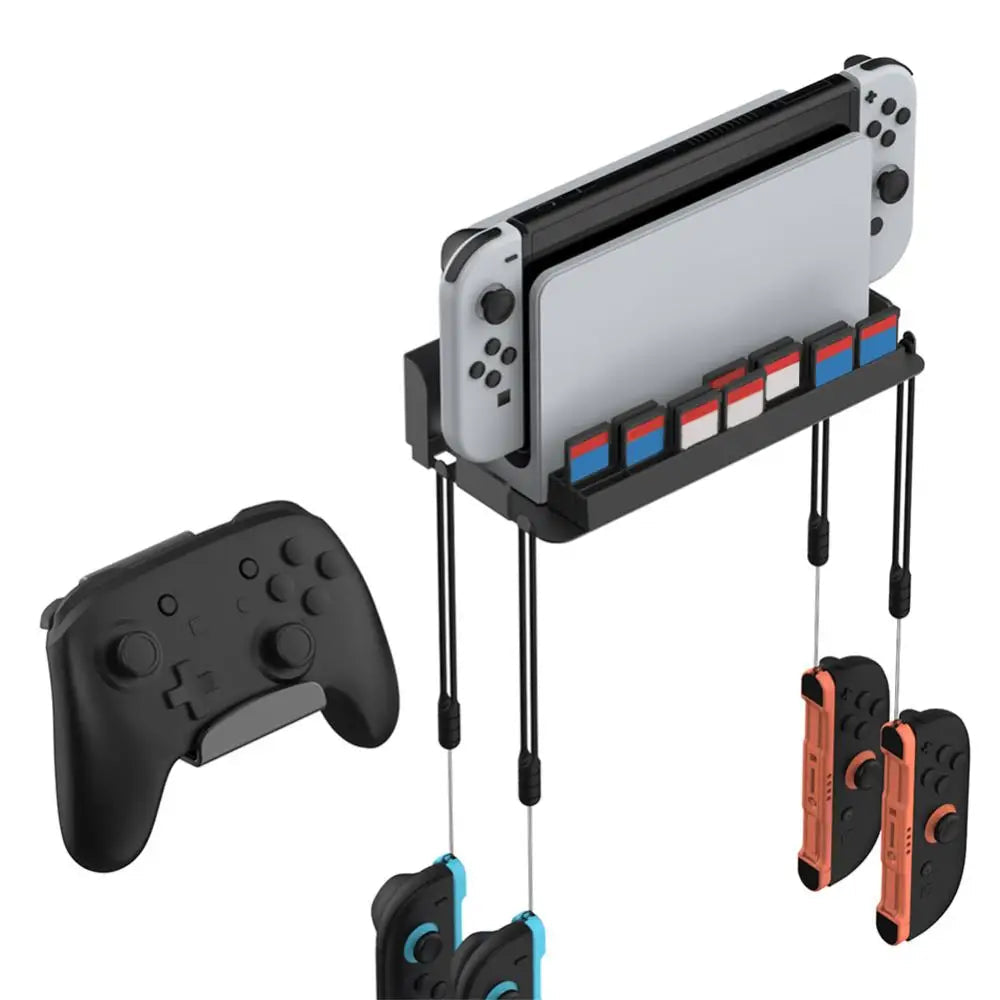 Nintendo Switch 2 Wall Mount Rack with Game Card Storage