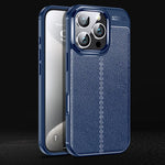 Shockproof Luxury PU Leather & TPU Case for iPhone 16 Series