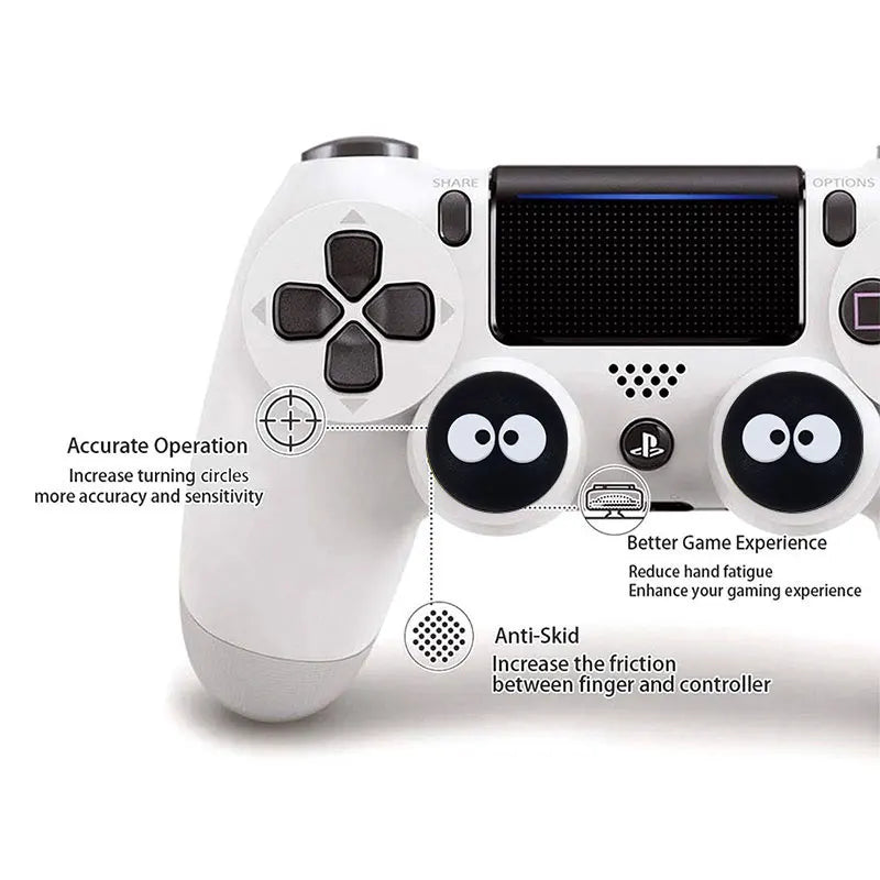 2-Pack Soft Silicone Thumb Grips for PlayStation 5 Controller