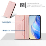 RFID-Blocking Leather Book Cover for OPPO Find X9 / X9 Pro