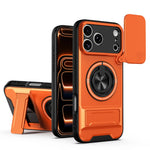 iPhone 17 Series MagSafe Case with Sliding Lens Cover and Stand