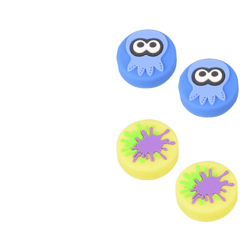 4-Pack Cute Silicone Thumb Grip Caps for Nintendo Switch 2