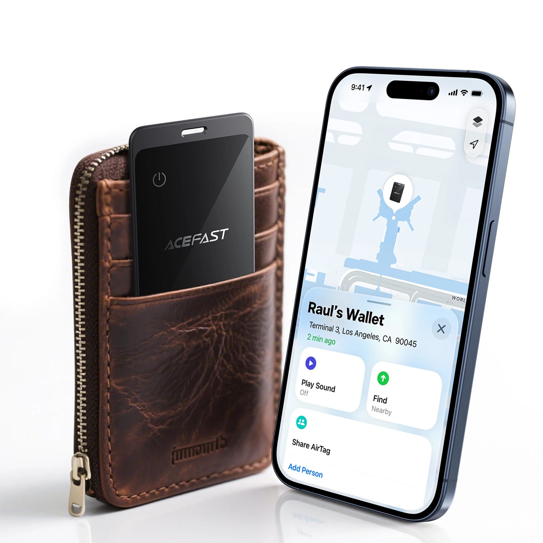 ACEFAST Smart Card Tracker for Apple Find My