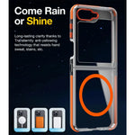 Anti-Yellowing Transparent Case with Raised Camera Protection for Samsung Galaxy Z Flip 6