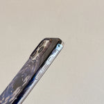 Translucent Laser Ripple Texture Case with Raised Camera Ring for iPhone 14 Series
