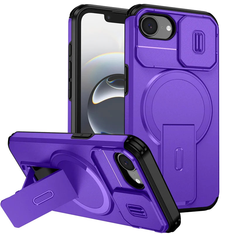 Armor MagSafe Case with Foldable Stand for iPhone 17e
